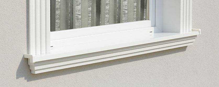 Komplette Aluminium Außenfensterbänke Komplette Aluminium Außenfensterbänke