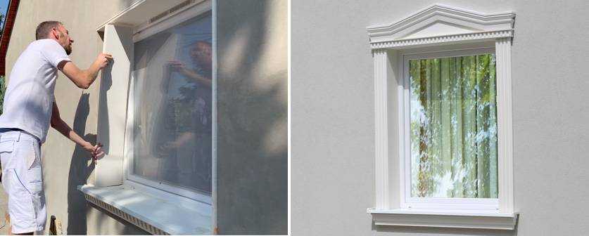 Laibungsprofile für die Fensterumrandung Laibungsprofile für die Fensterumrandung