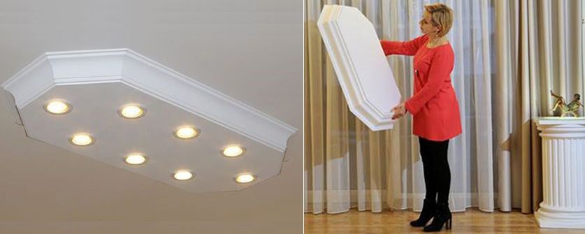 DIY Deckenlampe für LEDs DIY Deckenlampe für LEDs